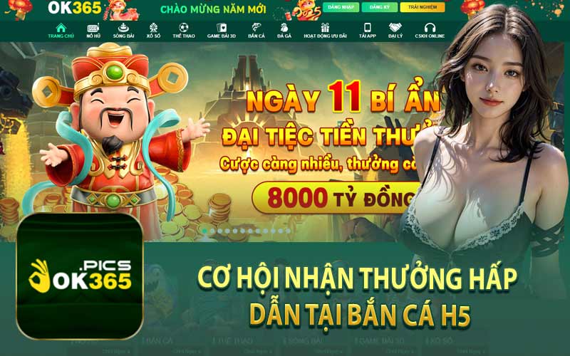 Cơ Hội Nhận Thưởng Hấp Dẫn Tại Bắn Cá H5